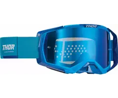 Thor MX Brille Activate Goggles blau / Lens Iridium verspiegelt