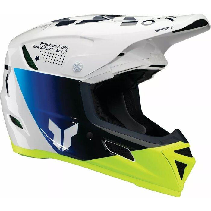 Thor Helm Reflex Sport Strike MIPS® weiss blau navy acid