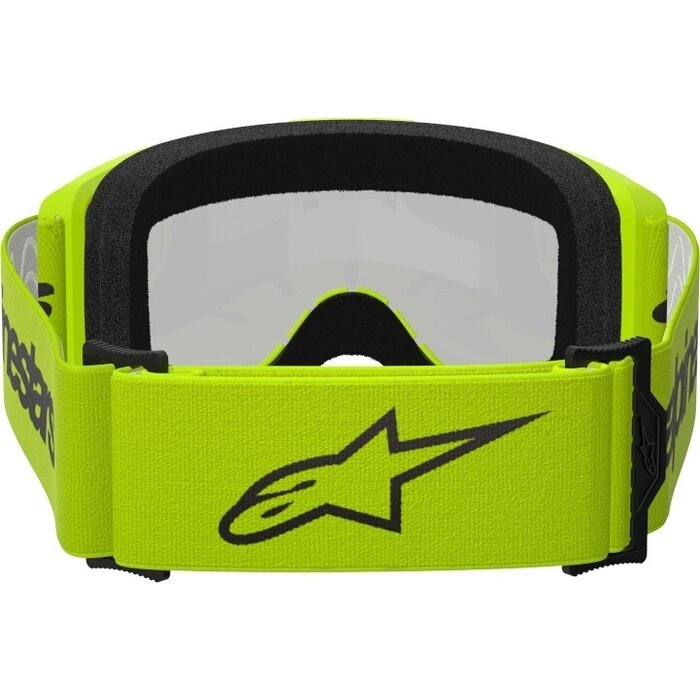 Alpinestars Vision 3 Wordmark - MX Motocross Brille neongelb