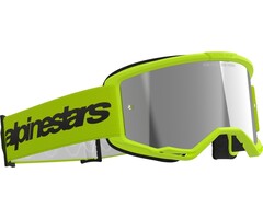 Alpinestars Vision 3 Wordmark - MX Motocross Brille neongelb