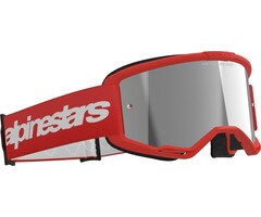 Alpinestars Vision 3 Wordmark - MX Motocross Brille rot