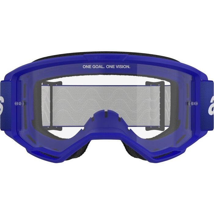 Alpinestars Vision 3 Wordmark - MX Motocross Brille blau