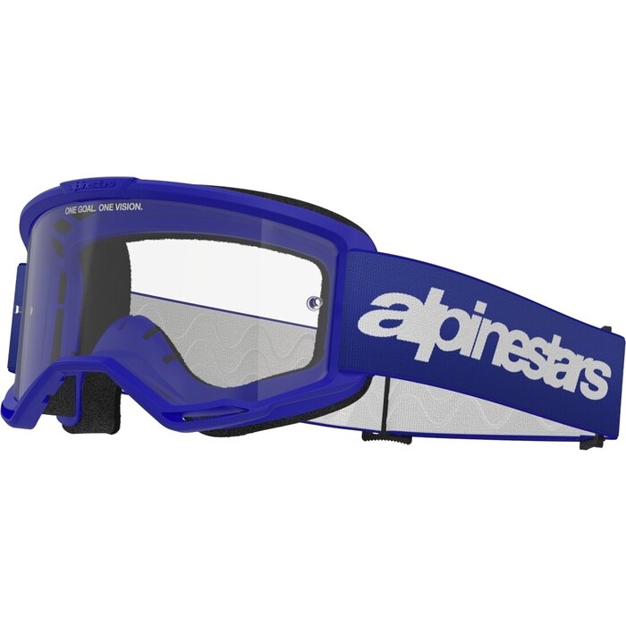 Alpinestars Vision 3 Wordmark - MX Motocross Brille blau