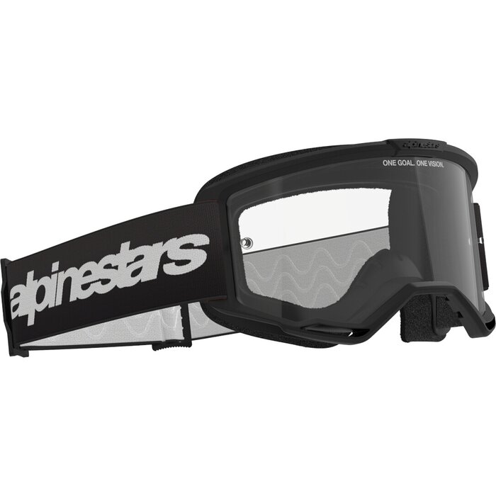 Alpinestars Vision 3 Wordmark - MX Motocross Brille schwarz