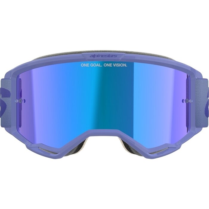 Alpinestars Vision 5 Wordmark - MX Motocross Brille purple