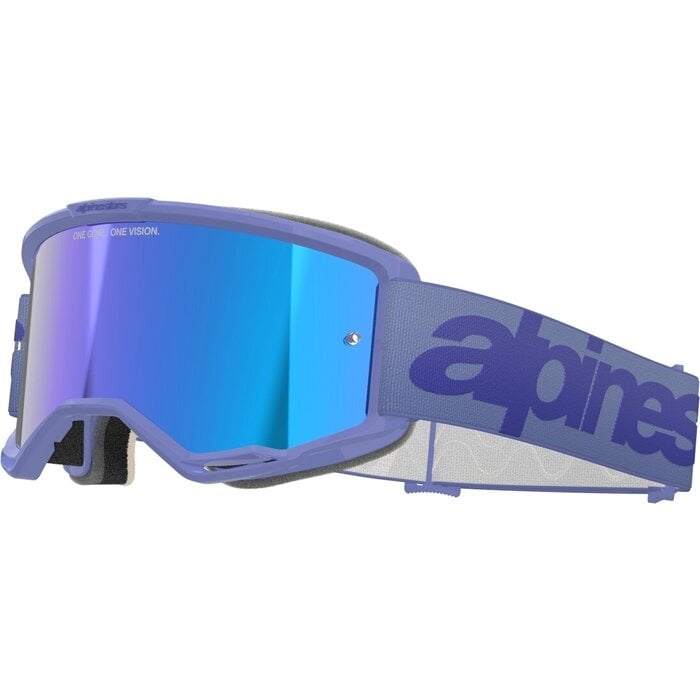 Alpinestars Vision 5 Wordmark - MX Motocross Brille purple
