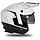 Jet Roller ATV Helm Sheratan - Weiss Schwarz
