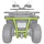 Segway Snarler AT5S & AT5L SX6 Rearbumper grün