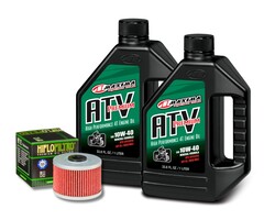 Maxima Ölwechselset 2 Liter Motoröl & 1 Ölfilter HF112 für Dinli 450 Special