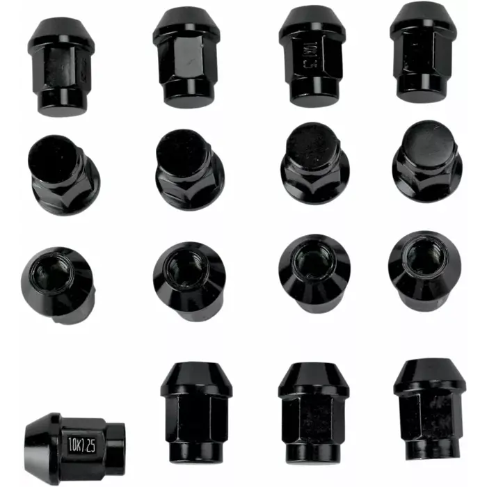 ITP ATV Felgen Radmuttern 10 x 1,25 mm Tapered black