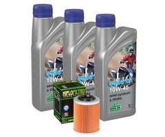 Rock Oil Ölwechselset - Wartungsset 3 Liter 10W-40 + Ölfilter HF152 CFMoto Cforce 850 - 1000