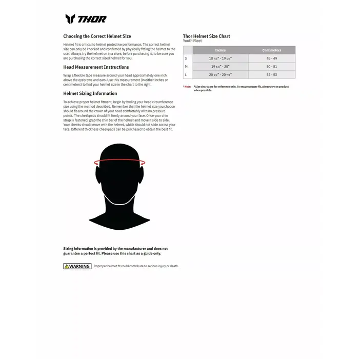 Thor Kinderhelm Fleet Blackout Helm