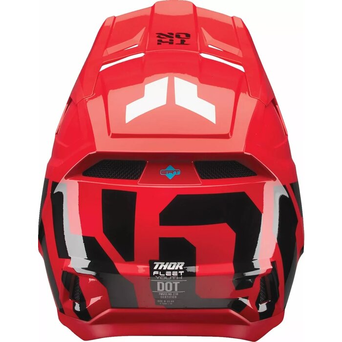 Thor Kinderhelm Fleet Forge rot Helm