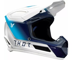Thor Kinderhelm Fleet Storm weiss navy Helm
