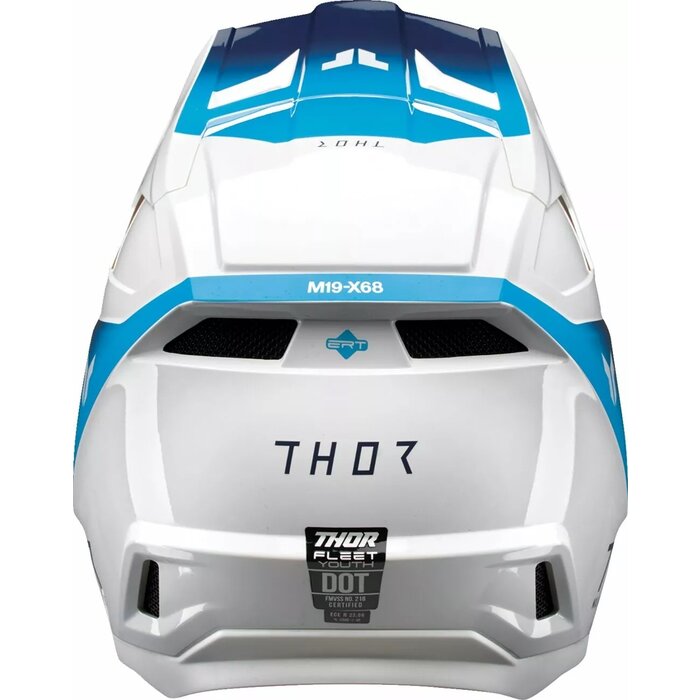 Thor Kinderhelm Fleet Storm weiss navy Helm