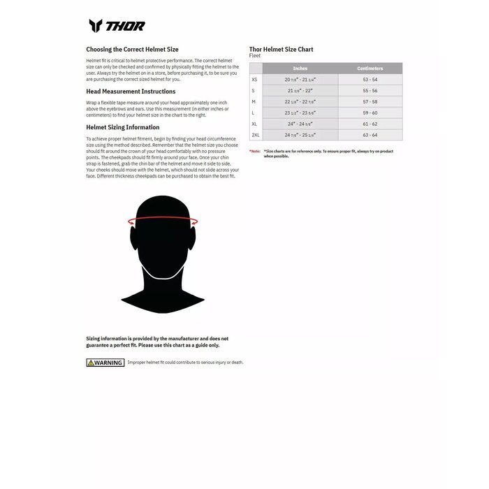 Thor Helm Fleet Storm schwarz weiss