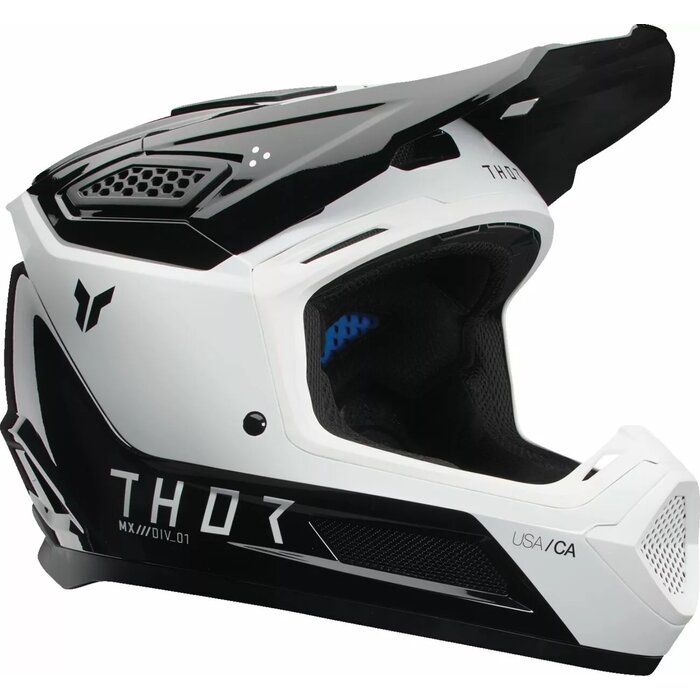 Thor Helm Fleet Storm schwarz weiss