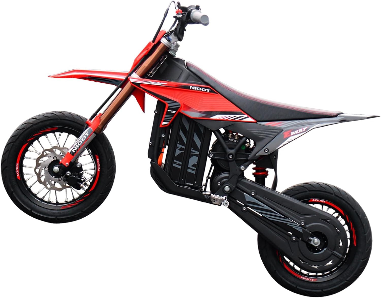 Nicot Elektro Dirtbike E-Wolf EVO 12"/12" 3000 W