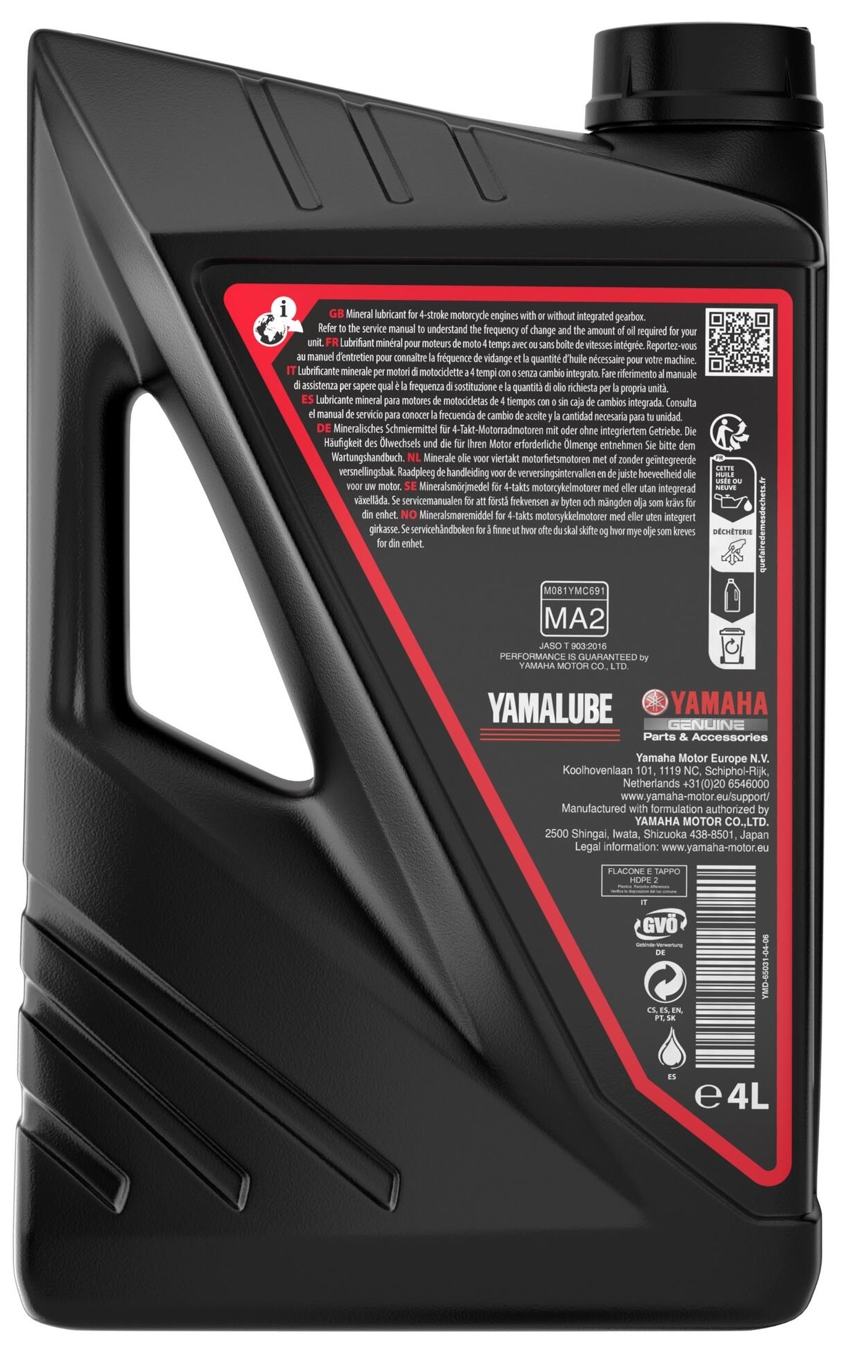 Yamalube M4 Mineral 10W-40 4-Stroke Öl Motoröl