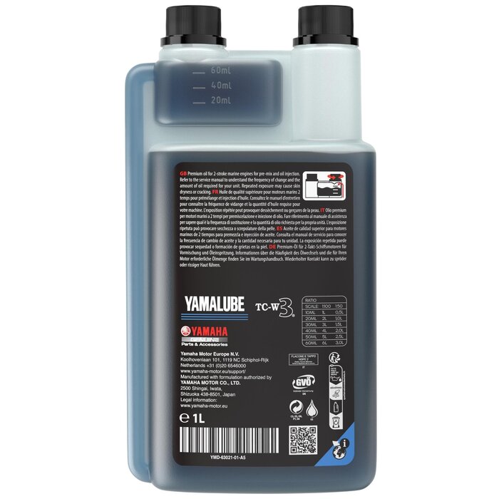 Yamalube M2-M Marine 2T Öl TC-W3-RL