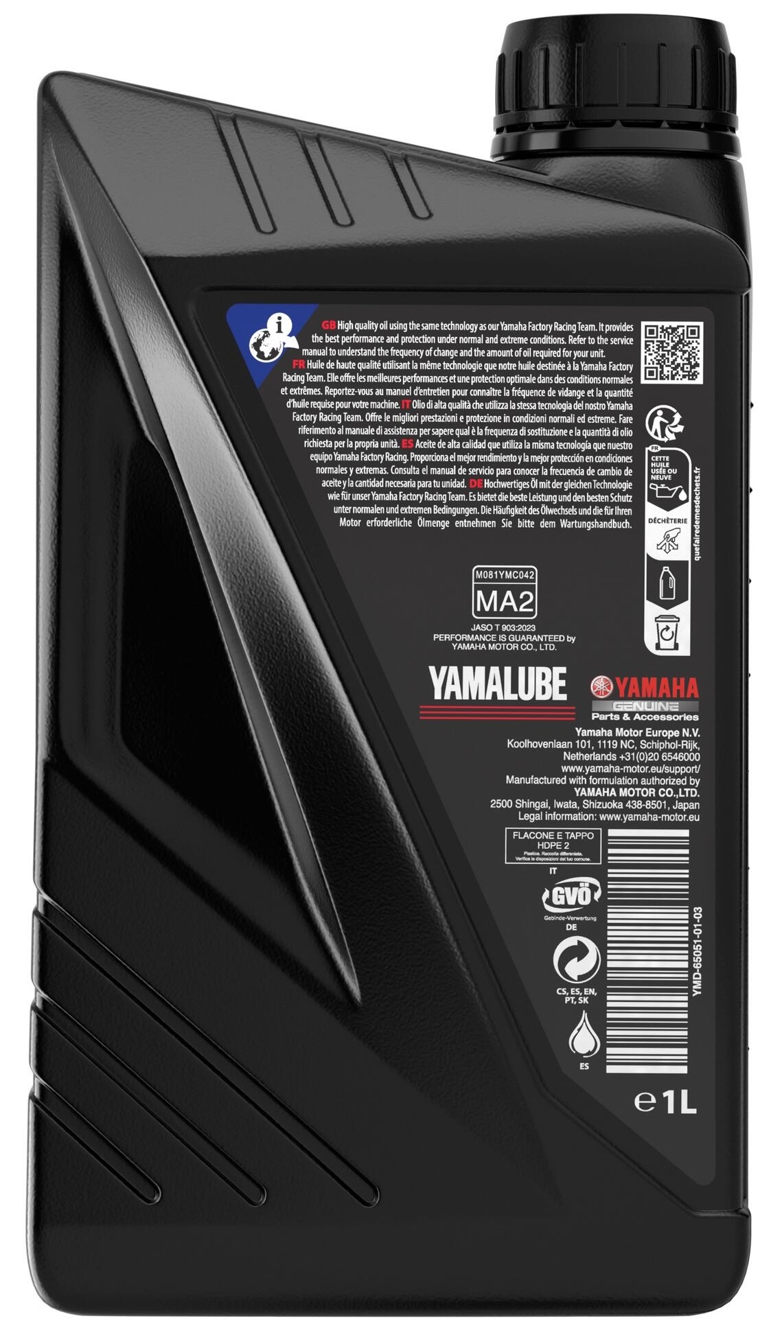 Yamalube RS4GP Racing 10W40 Full Synthetisches Motorenöl
