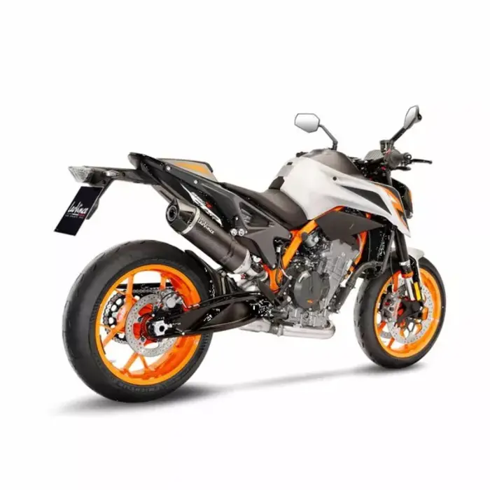 Leo Vince One Evo Karbon Endschalldämpfer für KTM Duke 790 Bj.18-20 / 890 Bj. 20-23