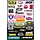 Universal Sponsor Logo Sticker Kit C