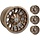 Felgensatz 24X Wheels - gold12 Zoll