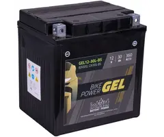 Intact Bike-Power GEL Motorradbatterie GEL12-30L-BS 30Ah (DIN 83000) YIX30L-BS