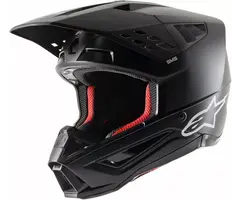 Alpinestars S-M5 Motocross Helm Solid schwarz
