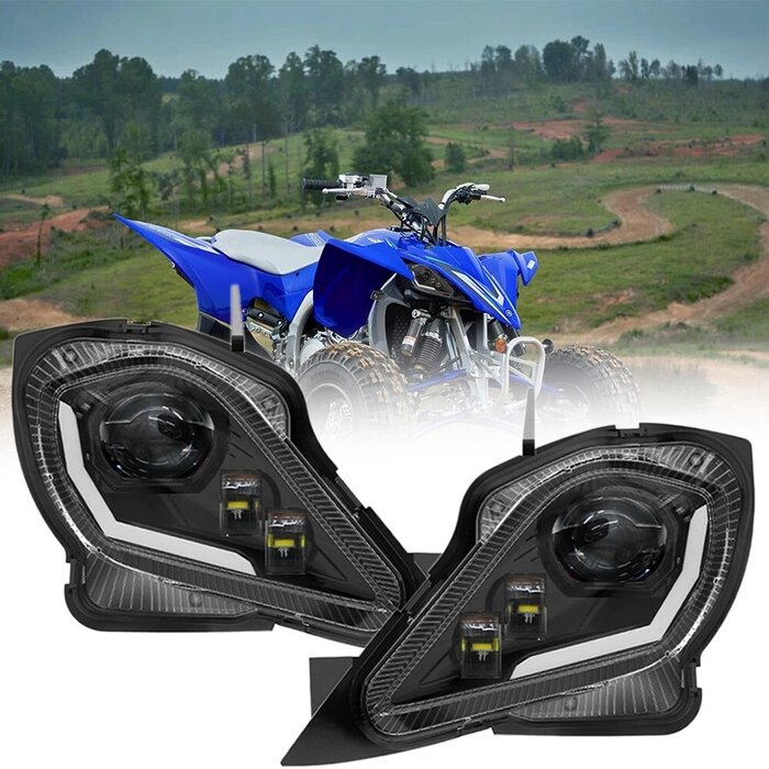 Jongjin LED Scheinwerfer für Yamaha YFM 700 R Raptor