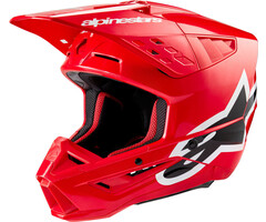 Alpinestars S-M5 Motocross Helm Corp rot