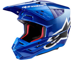 Alpinestars S-M5 Motocross Helm Corp blau