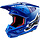 S-M5 Motocross Helm Corp blau