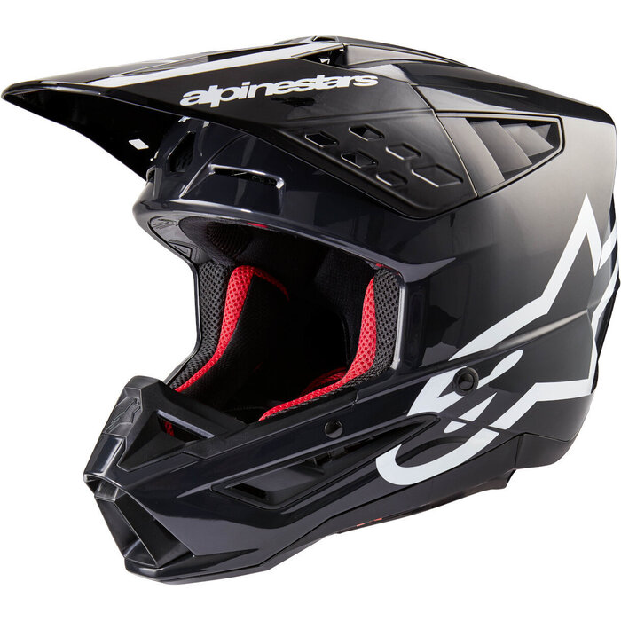 Alpinestars S-M5 Motocross Helm Corp schwarz
