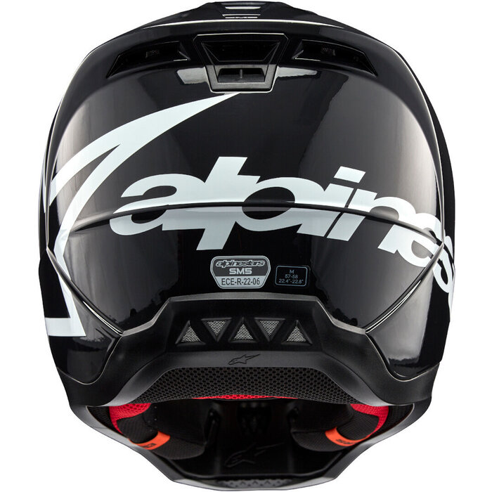 Alpinestars S-M5 Motocross Helm Corp schwarz