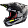 S-M5 Motocross Helm Rover schwarz grau gelb