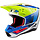 S-M5 Motocross Helm Sail gelb blau