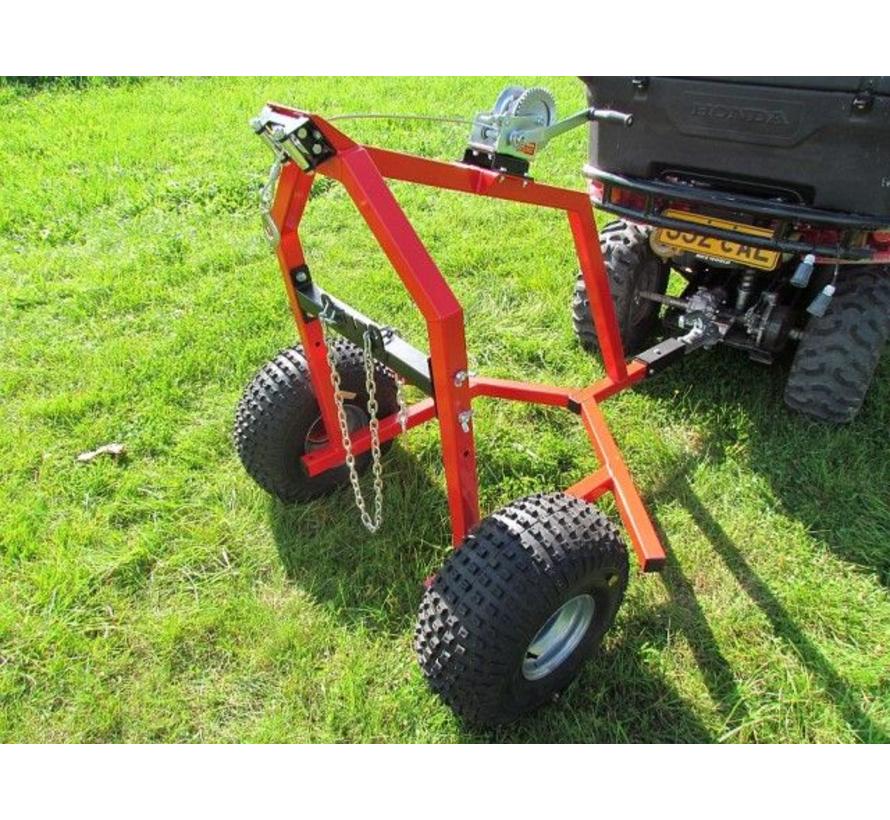 Iron Baltic ATV LogSchlepper mit Handwinde Kit