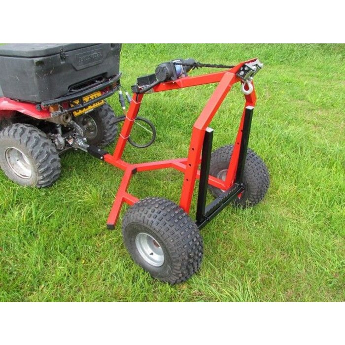 Iron Baltic ATV Log-Schlepper mit elektrischer Winde Kit