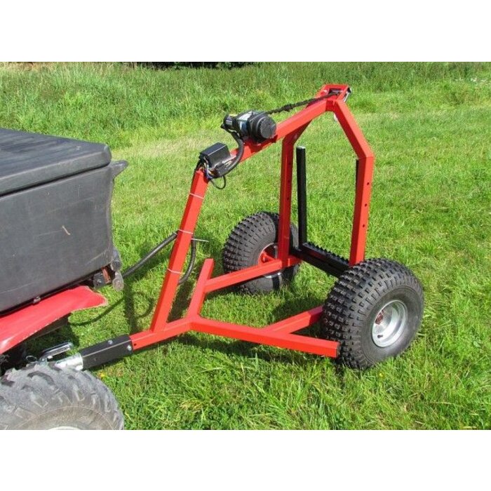 Iron Baltic ATV Log-Schlepper mit elektrischer Winde Kit