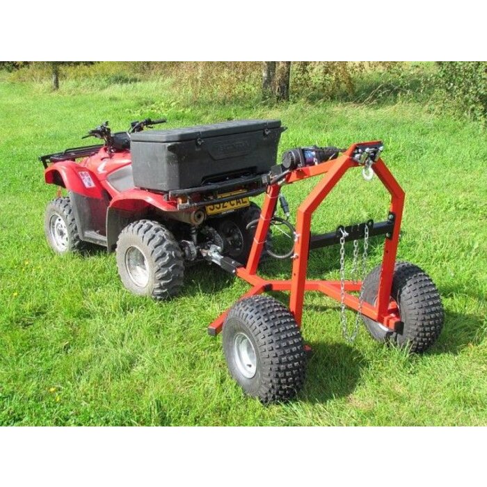 Iron Baltic ATV Log-Schlepper mit elektrischer Winde Kit