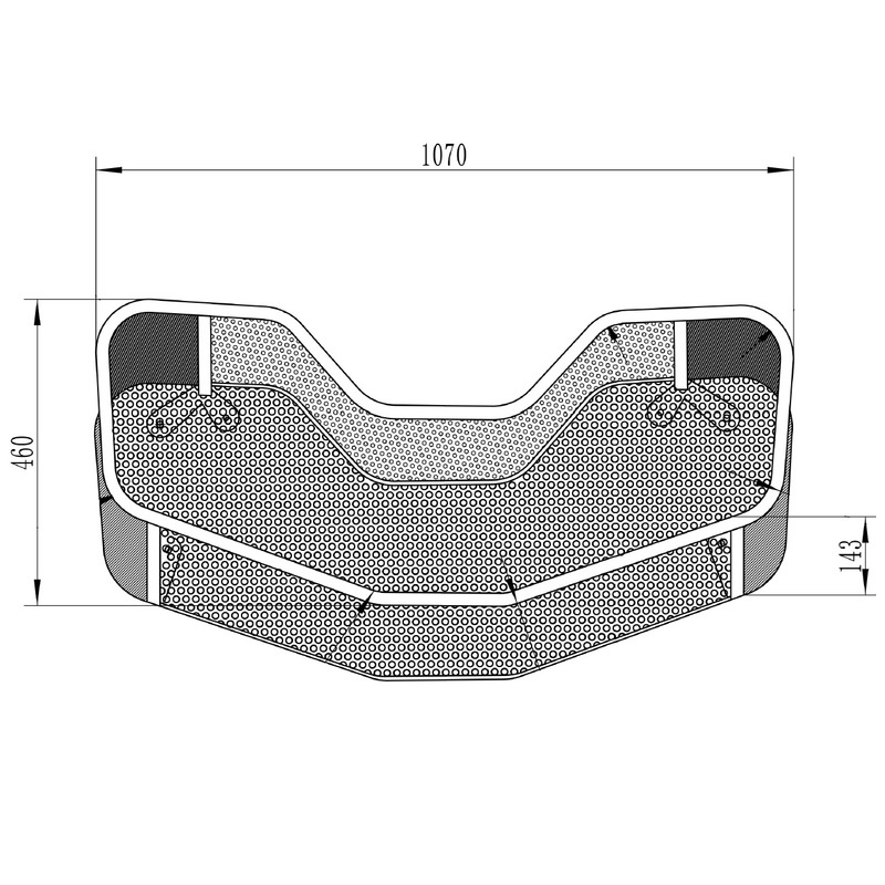 Bronco Arbeitskorb vorne universal