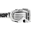 Thor MX Brille Regiment Goggles weiss grau / Clear Lens