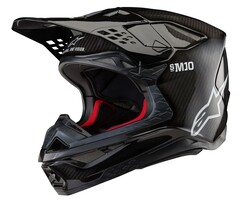 Alpinestars Supertech M10 Motocross Helm Solid schwarz
