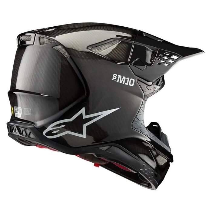 Alpinestars Supertech M10 Motocross Helm Solid schwarz