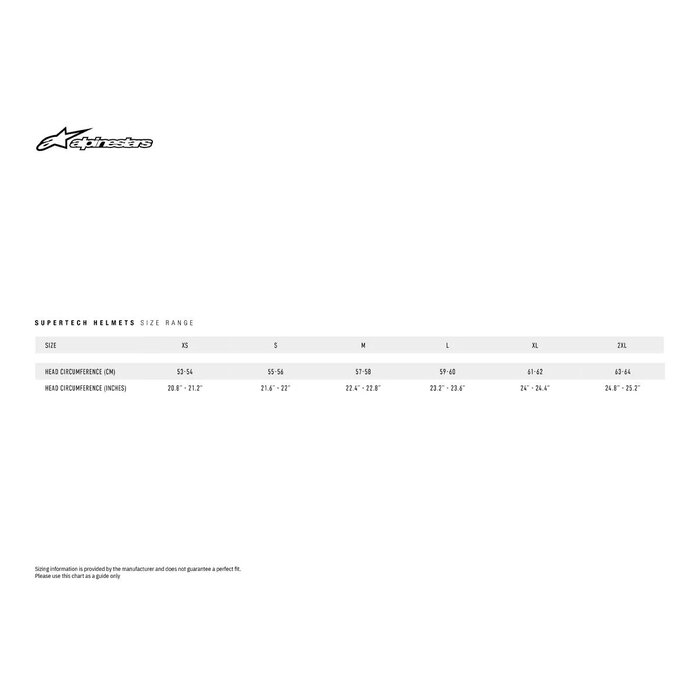 Alpinestars Supertech M10 Motocross Helm Solid weiss