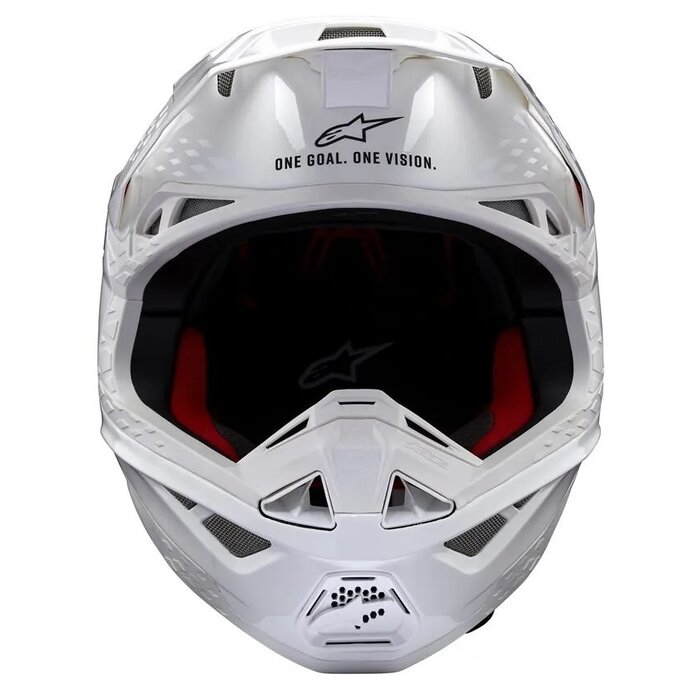 Alpinestars Supertech M10 Motocross Helm Solid weiss