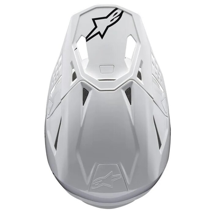 Alpinestars Supertech M10 Motocross Helm Solid weiss