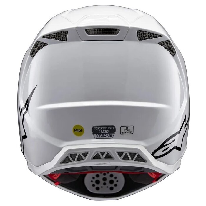 Alpinestars Supertech M10 Motocross Helm Solid weiss